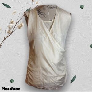 𝅺*🆕 Coldwater Creek Off White Top S